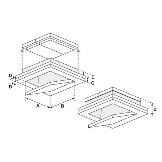 Trappe de Visite Coupe-Feu Horizontale EI120 (2H) (plafond)
